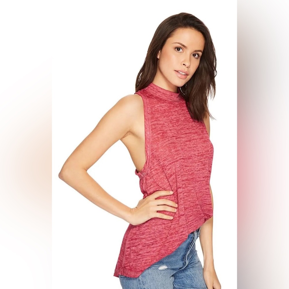 Free People Women's Tops Nwt Free People Brisbane Berry Tank Top High-Low Size M
